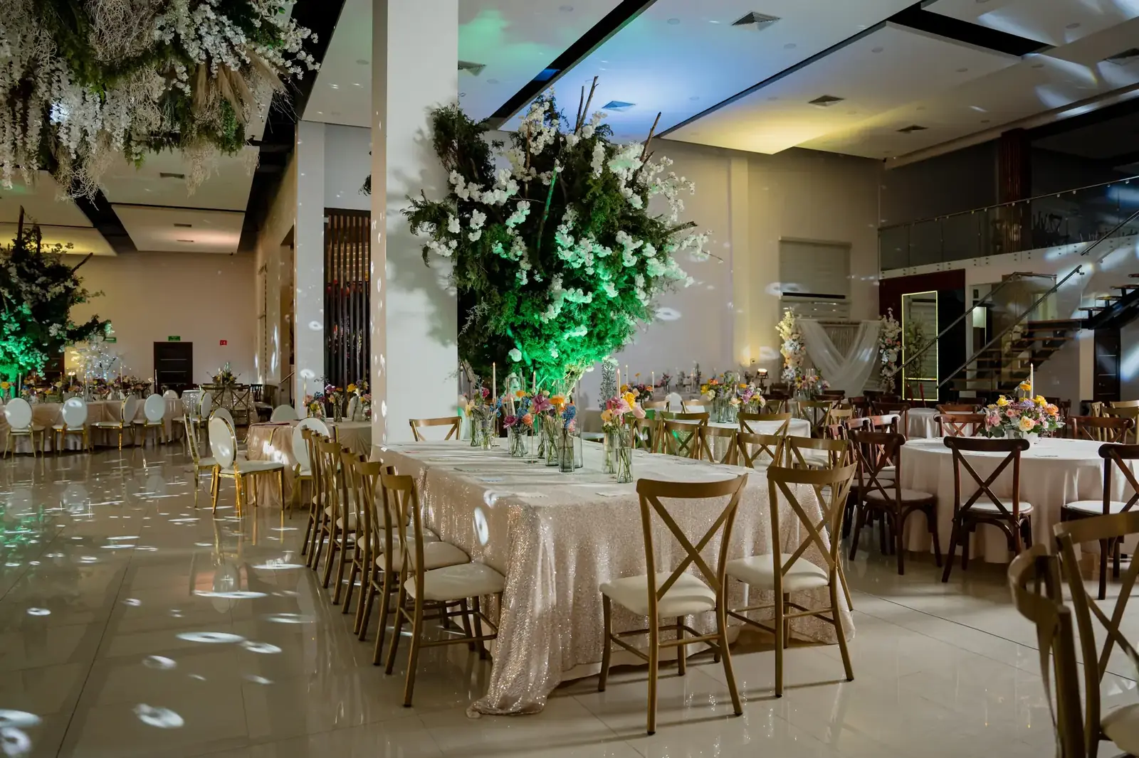 Mesa principal de boda en Lareta