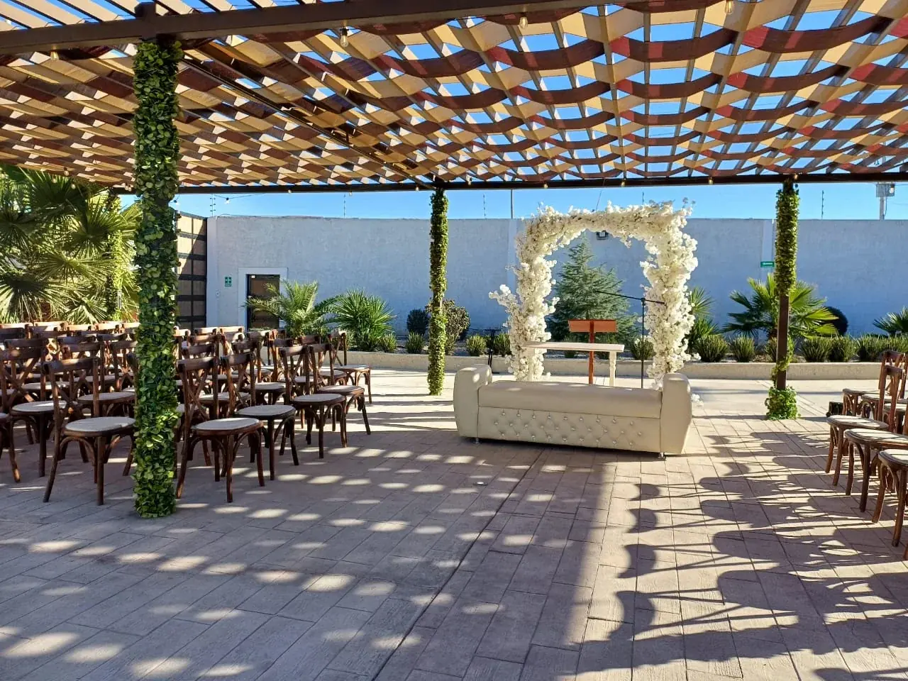 Vista del salón principal Lareta para eventos en Chihuahua