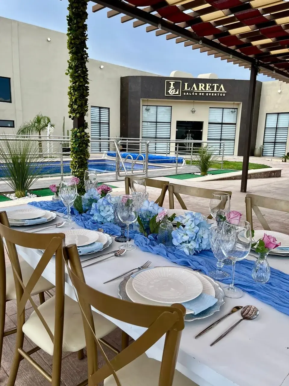 Decoración para evento social en Lareta