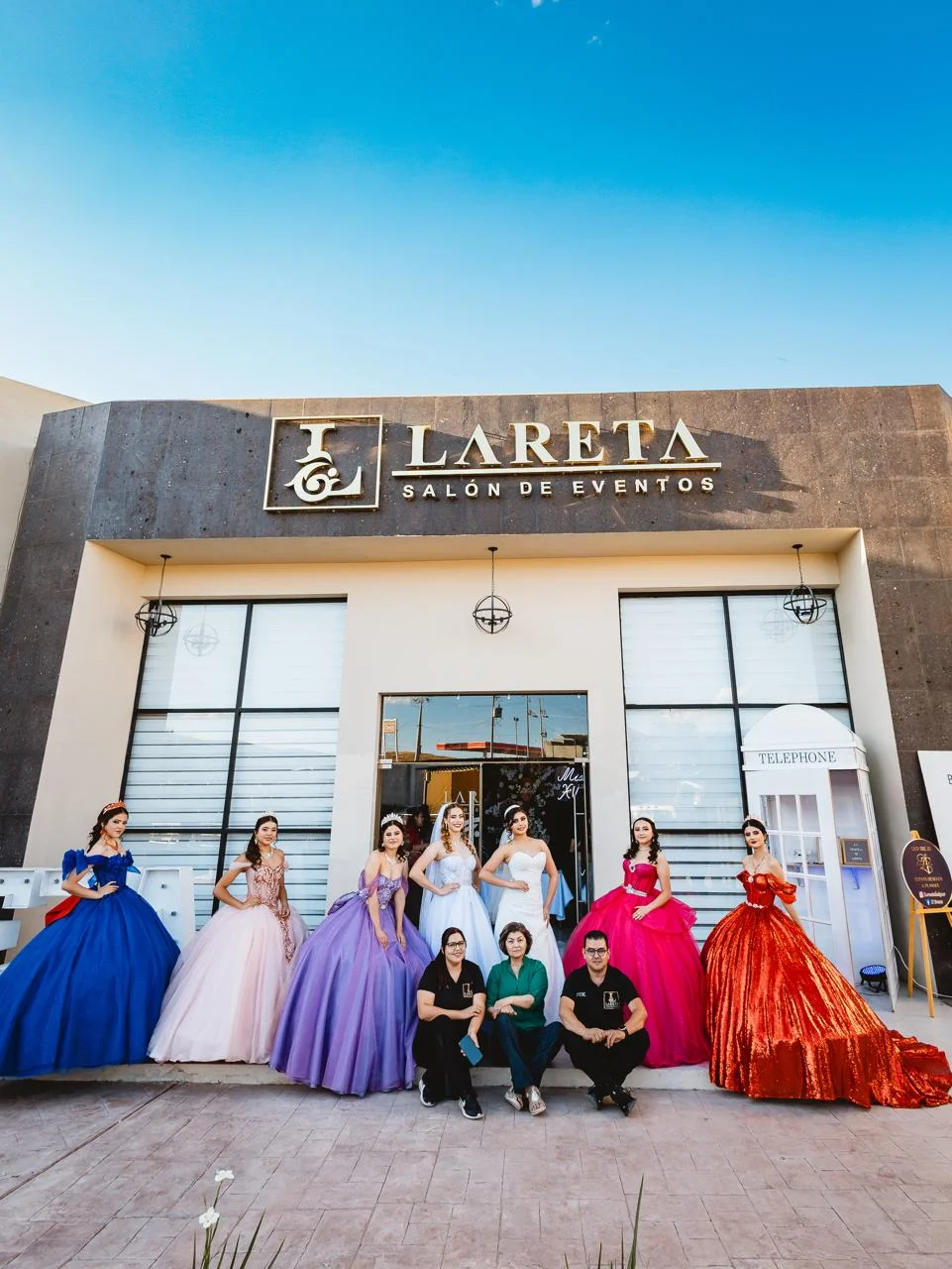 Salón Lareta listo para velada social